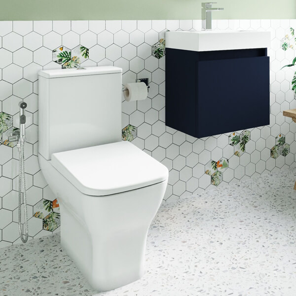 Alternate image of Nuie Deco Contemporary 500mm Wide Wall Hung Cloakroom Pack