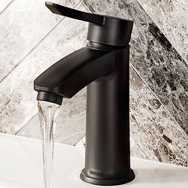 Alternate image of Bristan Apelo Eco Start Basin Mixer Tap with Clicker Waste - Designer Handle - Deck Mounted
