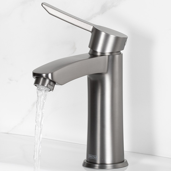Alternate image of Bristan Apelo Eco Start Basin Mixer Tap with Clicker Waste - Designer Handle - Deck Mounted