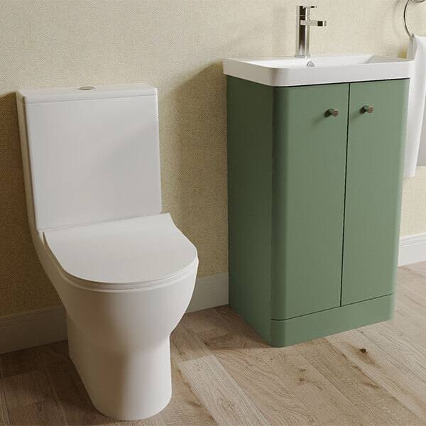 Alternate image of Nuie Deco Contemporary Floorstanding Cloakroom Suite