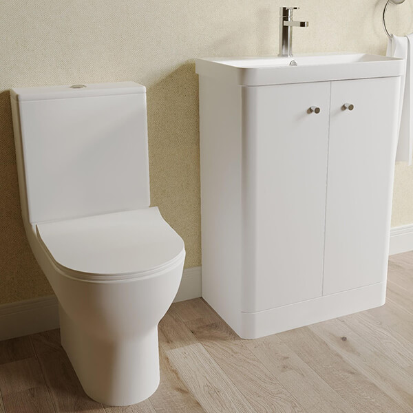 Alternate image of Nuie Deco Contemporary Floorstanding Cloakroom Suite