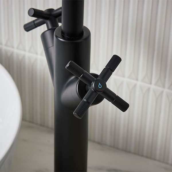 Alternate image of Bristan Altum Tall Basin Mixer Tap with Clicker Waste - Deck Mounted - 450mm High