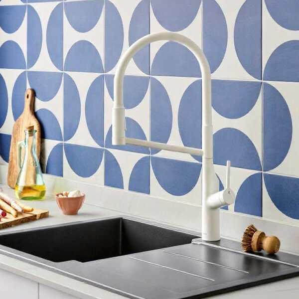 Alternate image of Clearwater Alasia Semi-Pro Pull Out Kitchen Sink Tap with Detachable Swivel Spout - Stick Handle