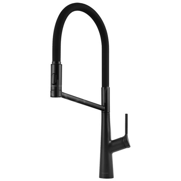 Alternate image of Clearwater Alasia Semi-Pro Pull Out Kitchen Sink Tap with Detachable Swivel Spout - Stick Handle