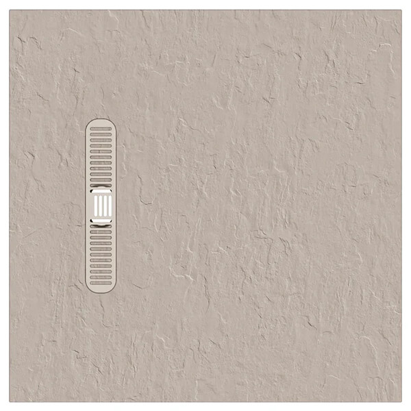 Alternate image of Crosswater Vito Low-Profile Square Shower Tray 900 x 900mm - 25mm High - Dolomite