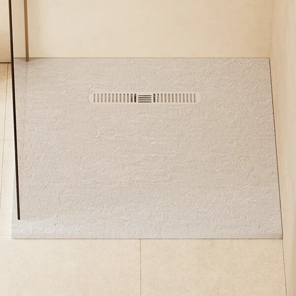 Alternate image of Crosswater Vito Low-Profile Square Shower Tray 900 x 900mm - 25mm High - Dolomite
