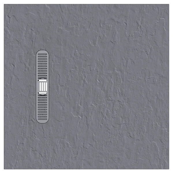 Alternate image of Crosswater Vito Low-Profile Square Shower Tray 900 x 900mm - 25mm High - Dolomite