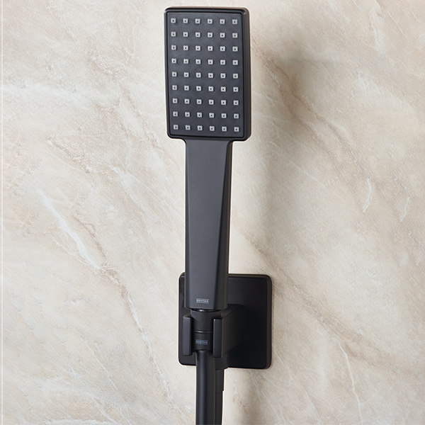 Alternate image of Bristan Tangram Thermostatic Concealed Shower Valve with Fixed Head and Handset Kit