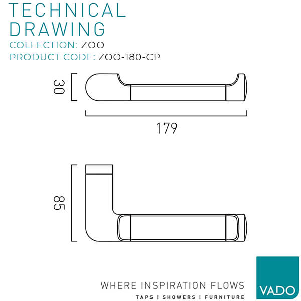 Technical drawing QS-V115078 / ZOO-180-CP