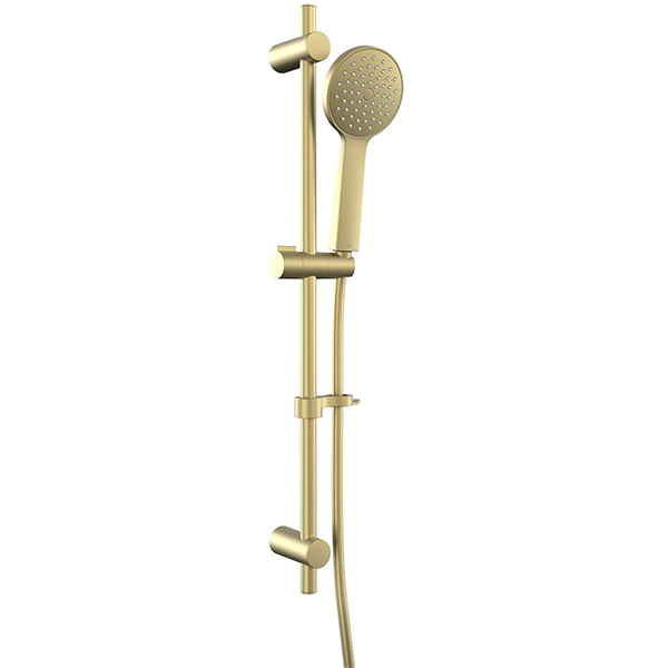 Additional image of Vado Safari Contemporary Round Shower Rail Kit with Handset - 680mm High