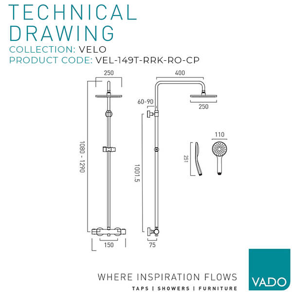 Technical drawing QS-V115077 / VEL-149T-RRK-RO-CP