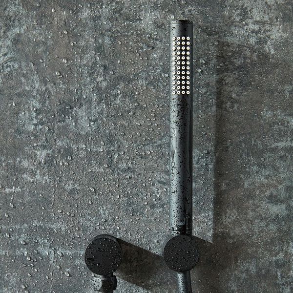 Additional image of Vado Safari Round Single Function Shower Handset with Rub-Clean Nozzles