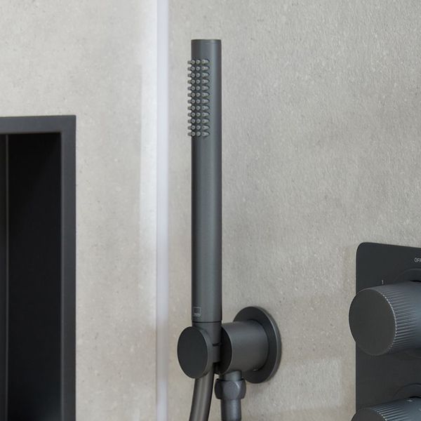 Alternate image of Vado Safari Round Single Function Shower Handset with Rub-Clean Nozzles