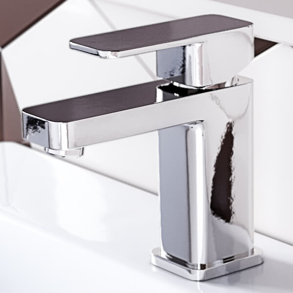Additional image of Joseph Miles Alden Chrome Finish Cloakroom Basin Mixer Tap with Click-Clack Waste - Deck Mounted