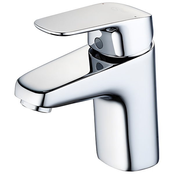 Ideal Standard Ceraflex Chrome Basin Mixer Tap with Flat Lever Handle - Deck Mounted