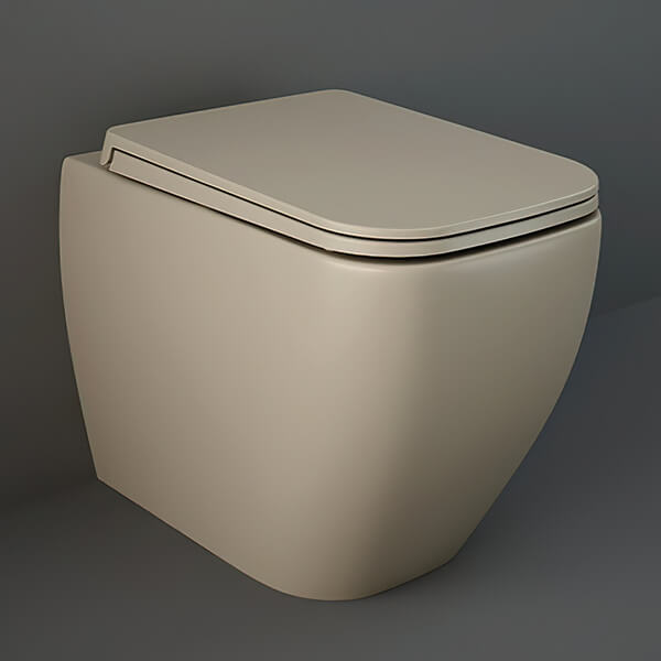 RAK Feeling Rimless Back To Wall WC Pan And Soft Close Seat