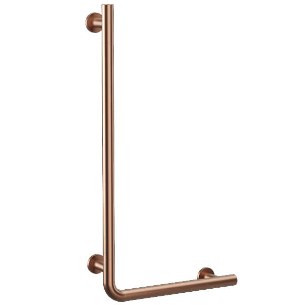 Crosswater Right Angle 446mm Wide Grab Bar