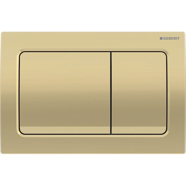 Geberit Alpha01 Rectangular Buttons Dual Flush Plate - 213 x 142mm