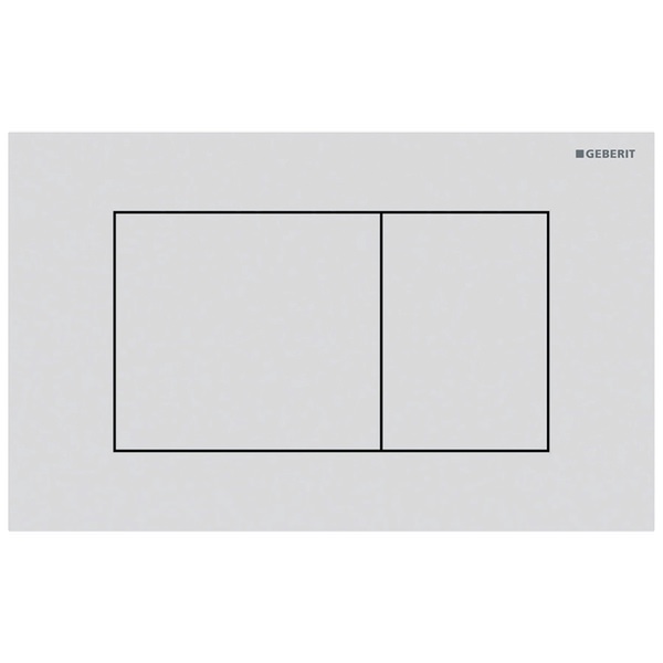 Geberit Sigma40 Rectangular Buttons Dual Flush Plate - 246 x 152mm