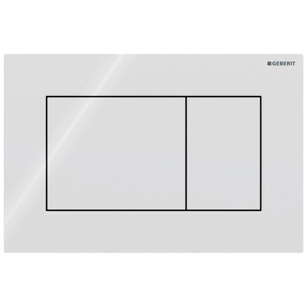 Geberit Sigma01 Rectangular Buttons Dual Flush Plate - 246 x 164mm