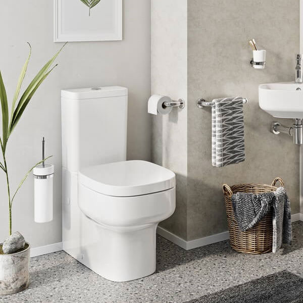 Crosswater KaiS Compact Close Coupled Toilet With Cistern And Soft