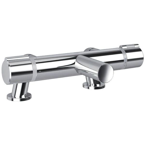 Mira React Deck Mounted Thermostatic Bath Mixer Tap Chrome 1.1900.024.