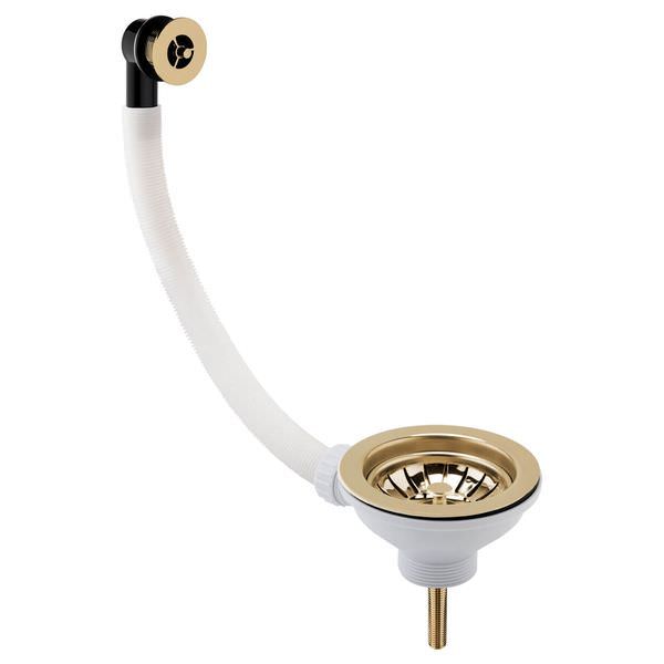 Nuie Basket Stainer Waste With Round Overflow