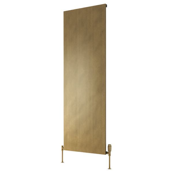 Reina Brenta Vertical Flat Panel Designer Radiator 1800mm High - Aluminium