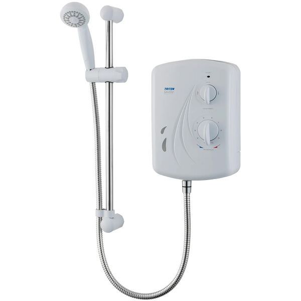 Triton Seville White And Chrome Electric Shower