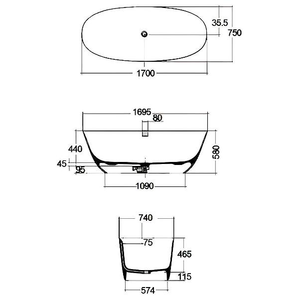 Technical drawing QS-V109278 / COVBT16070500