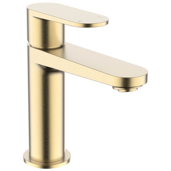 Crosswater Drift Monobloc Basin Mixer Tap with Click-Clack Waste - Flat Handle - Deck Mounted