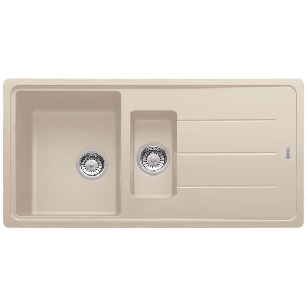 Franke Basis BFG 651 Fragranite Inset Kitchen Sink with Drainer 970 x 500mm - 1.5 Bowl
