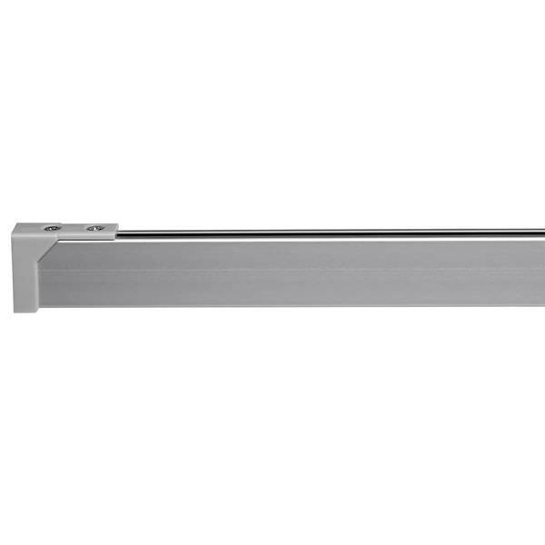 Croydex Professional Profile 400 Straight Silver Shower Rail