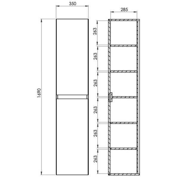 Technical drawing QS-V80994 / UN035S.MW