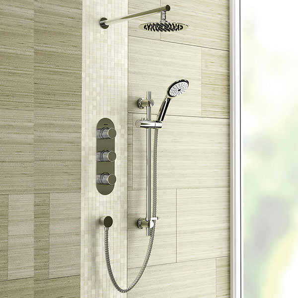 Bristan Exodus Fixed Head Chrome Shower Pack EXODUS SHWR PK