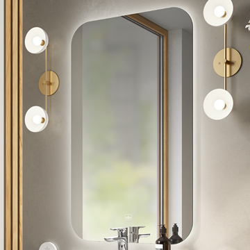 Villeroy And Boch More To See Lite LED Rectangular Mirror