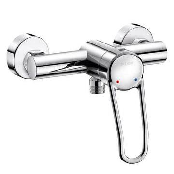 Delabie Securitherm-EP Exposed Manual Chrome Shower Mixer Valve - 1 Control