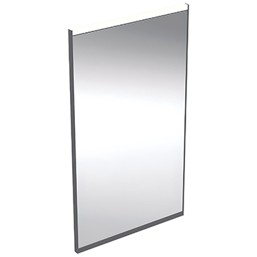Geberit Option Plus Square Black Illuminated LED Mirror With Direct And Indirect Lighting