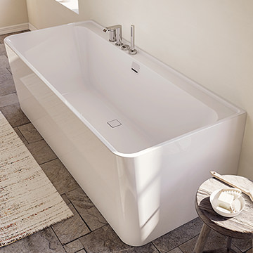 Villeroy And Boch Collaro 1795mm x 790mm Back-To-Wall Bath