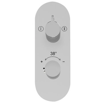 Jaquar Laguna Thermostatic Concealed Shower Mixer Valve - Image