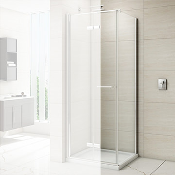 Merlyn 8 Series Frameless Side Panel - 800 x 1950mm - Ex-Display - Image