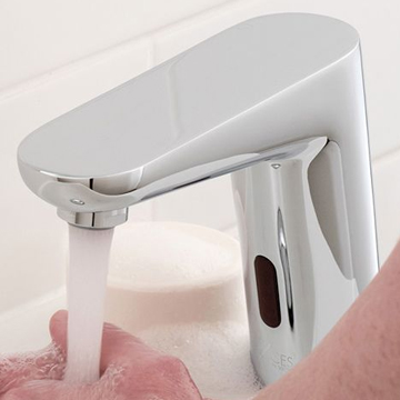 Vado Axces I-Tech Chrome Finish Infrared Mono Basin Mixer Tap - Deck Mounted