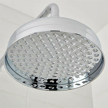 Vado Axbridge Round Fixed Shower Head 205 x 205mm - Single Spray Mode