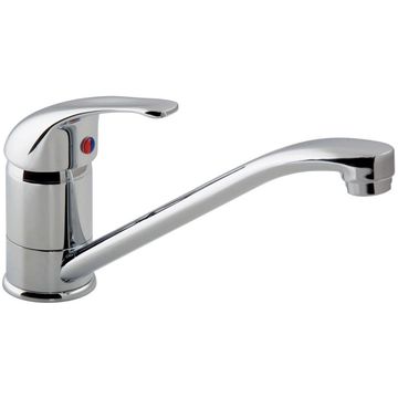 Vado Axces Matrix Ergonomic Chrome Kitchen Sink Mixer Tap - Lever Handle
