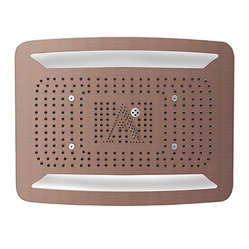 Jaquar Artize Rainjoy Antique Copper Shower Head with RGB LED Light 600 x 472mm