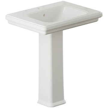 Jaguar Artize VIC Traditional Wall Hung Basin with Full Pedestal