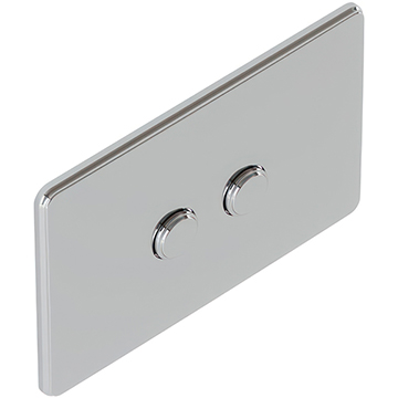Jaguar Artize VIC Pneumatic Dual Flush Plate - 236 x 152mm