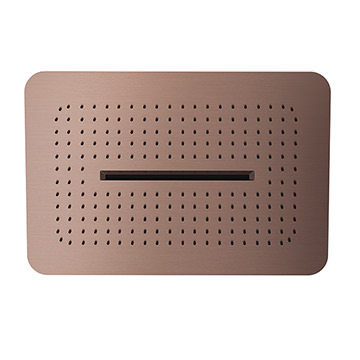 Jaquar Artize Rainjoy Antique Copper Shower Head 480 x 330mm - Stainless Steel