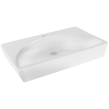 Jaguar Artize Confluence 800 x 520mm 1 Taphole Wall Hung Basin