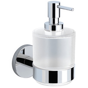 Jaquar Continental Wall-Mounted Liquid Soap Dispenser With Glass Bottle - ACN-CHR-1135N